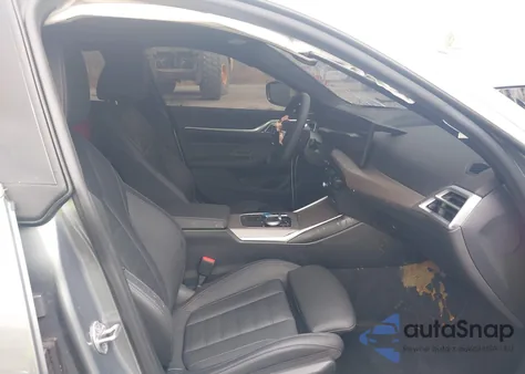 2025 BMW I4 Edrive 40 from USA, damaged, VIN WBY23HD0XSFU24423